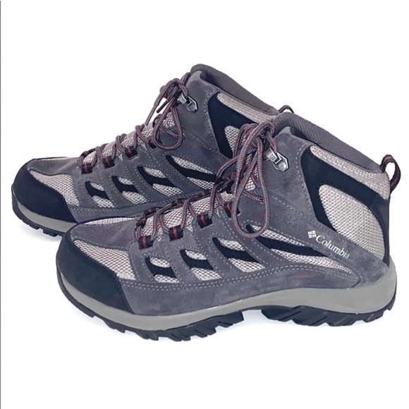 Columbia Unisx Gray Crestwood Mid Waterproof Hiking Boot main image 8